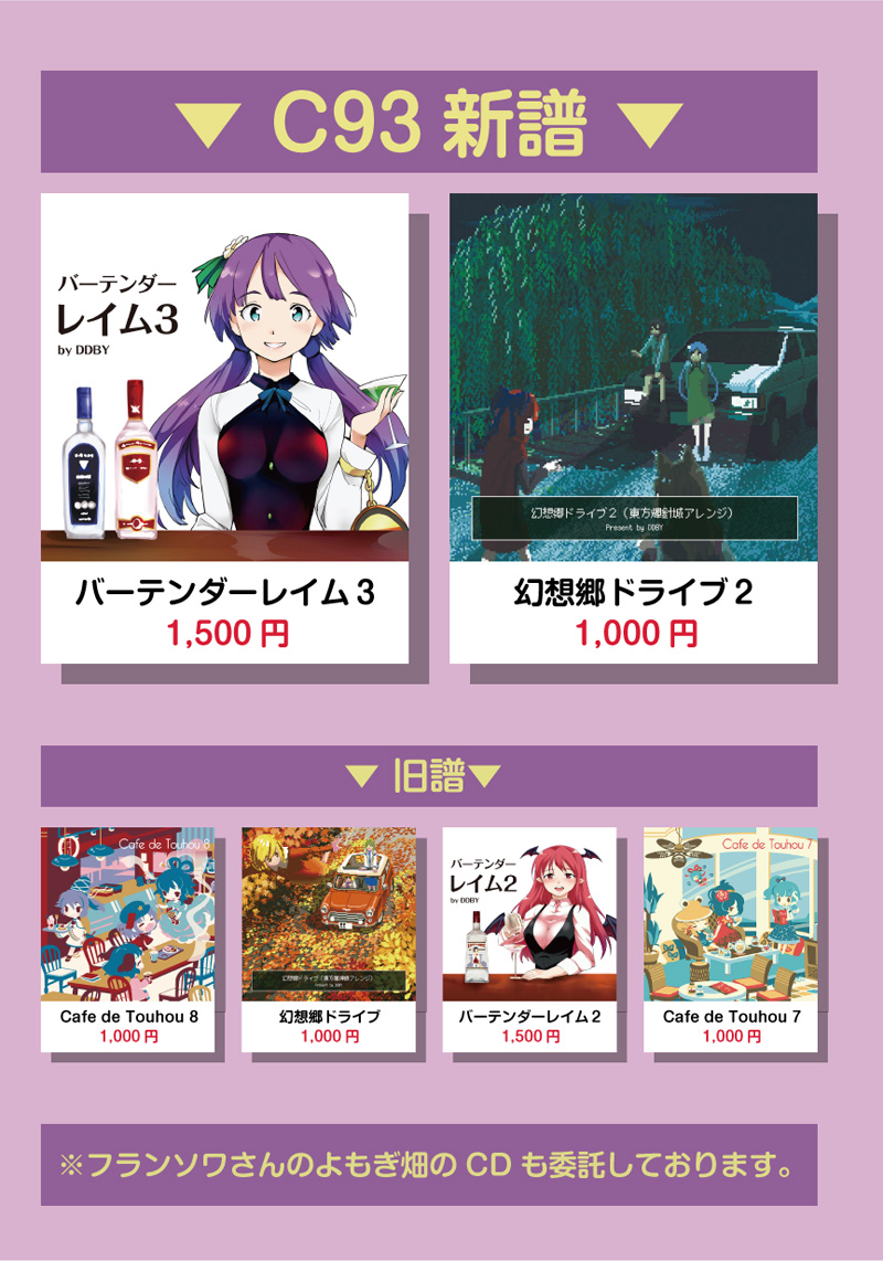 【同人イベント】コミックマーケット93頒布物まとめ